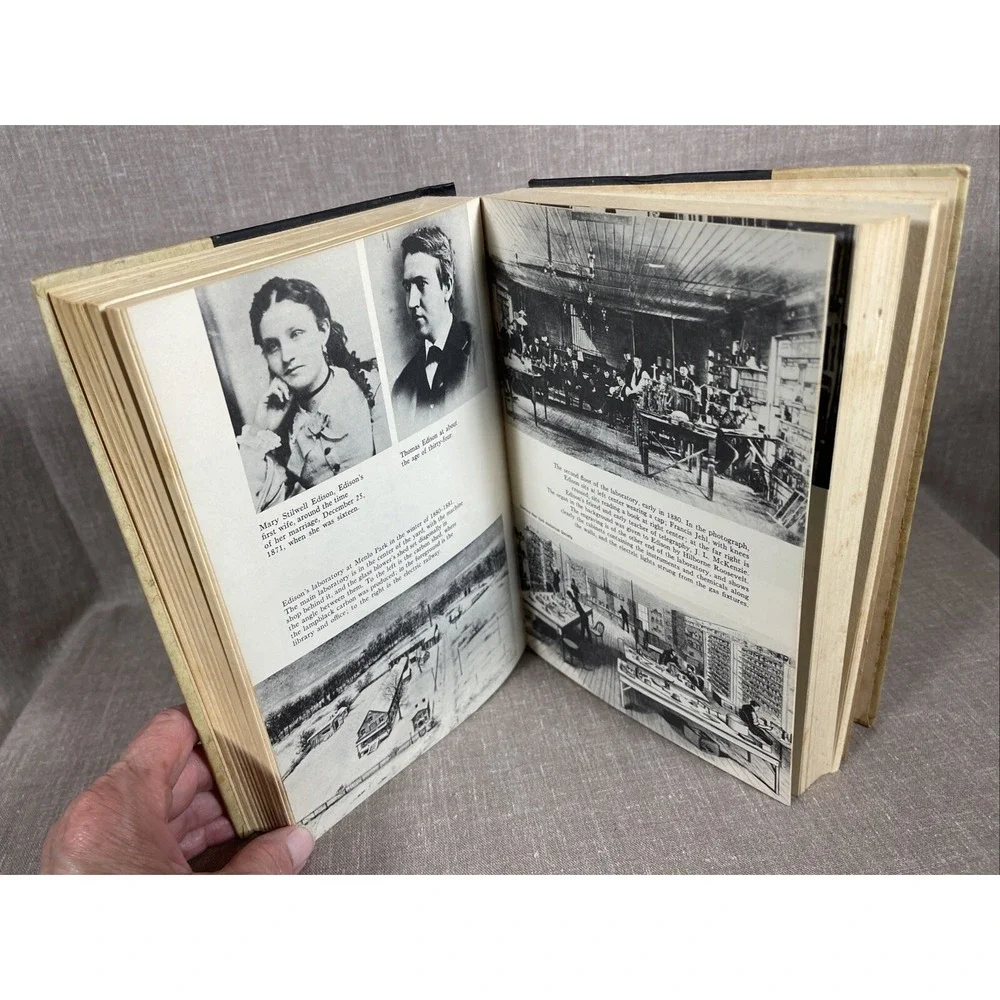 EDISON:‎ A Biography by Matthew Josephson 1959 1st edition Hardcover